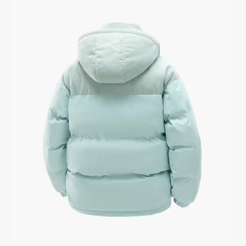 Kurtka pikowana męska z kapturem