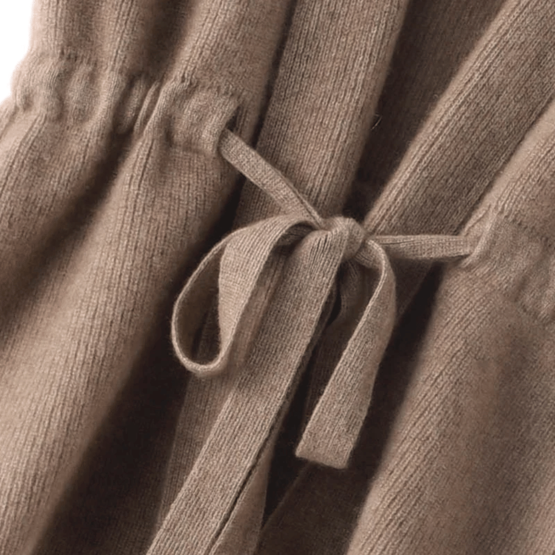 Damski kardigan kopertowy z wiązaniem | Otwarty przód