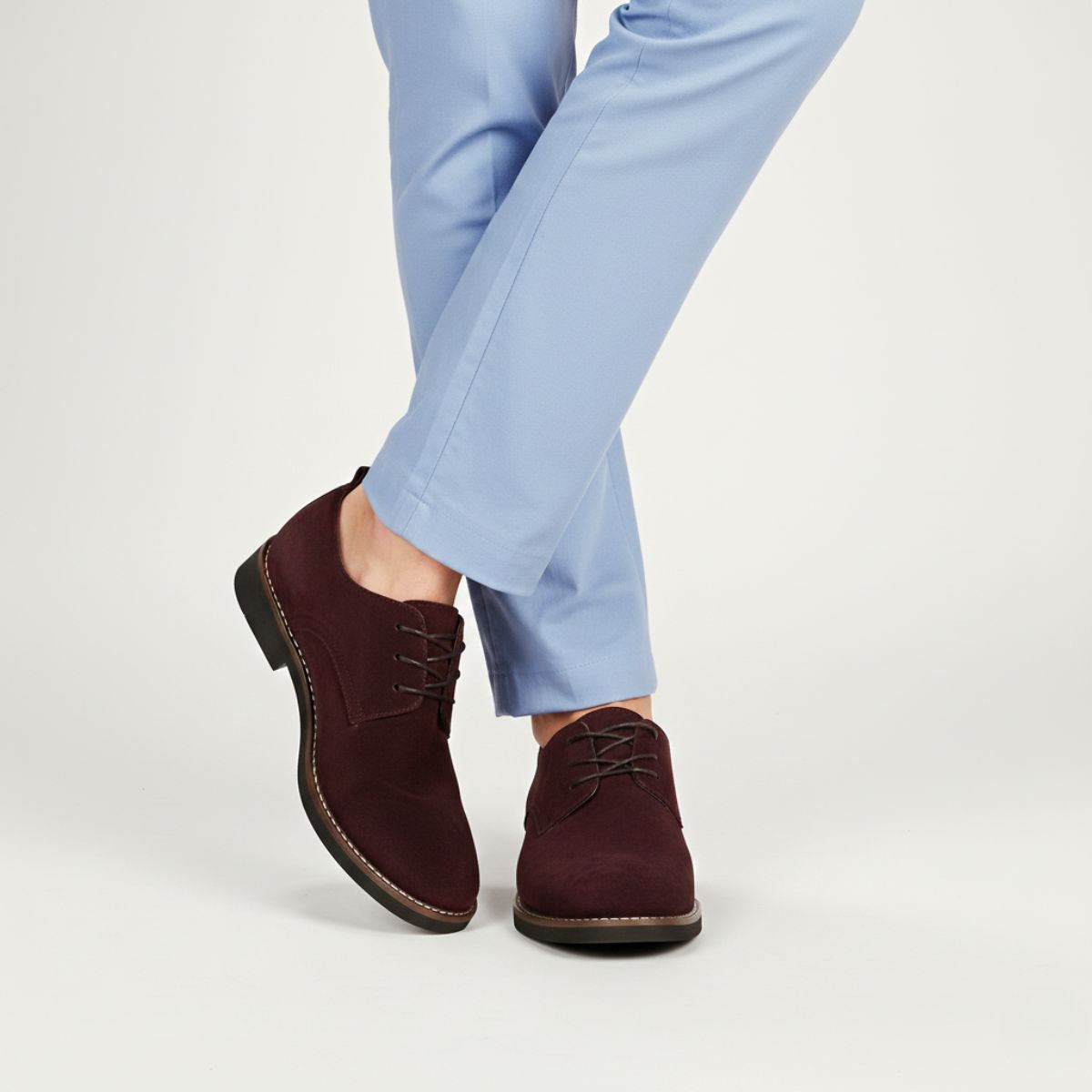 Luksusowe eleganckie zamszowe buty wizytowe męskie Milan