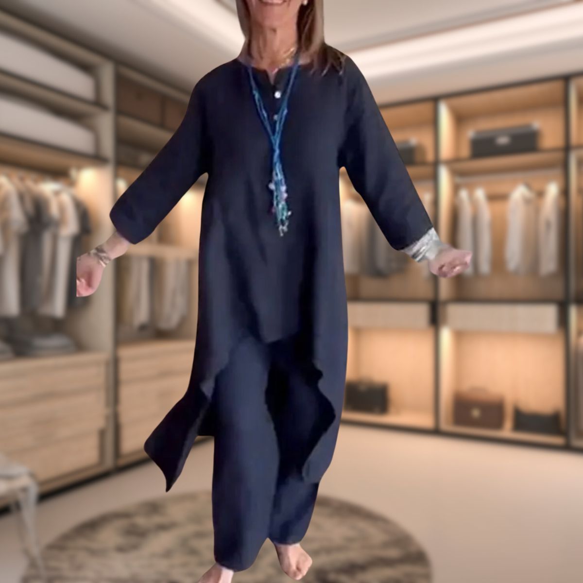 Damski Zestaw Dwuczęściowy | Wygodny Komplet do Codziennych Stylizacji