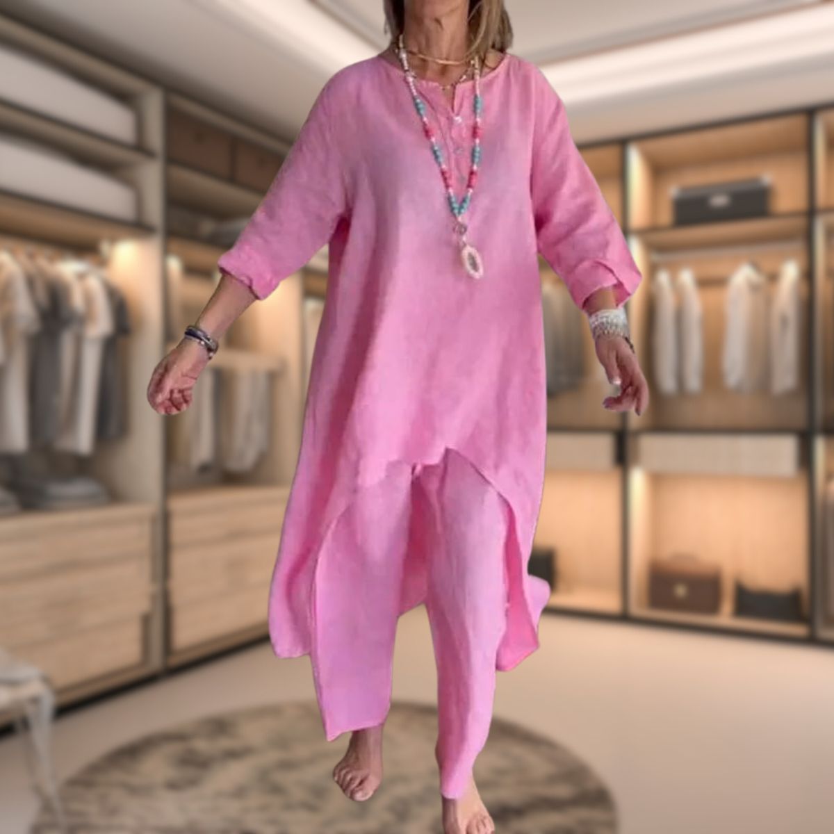 Damski Zestaw Dwuczęściowy | Wygodny Komplet do Codziennych Stylizacji