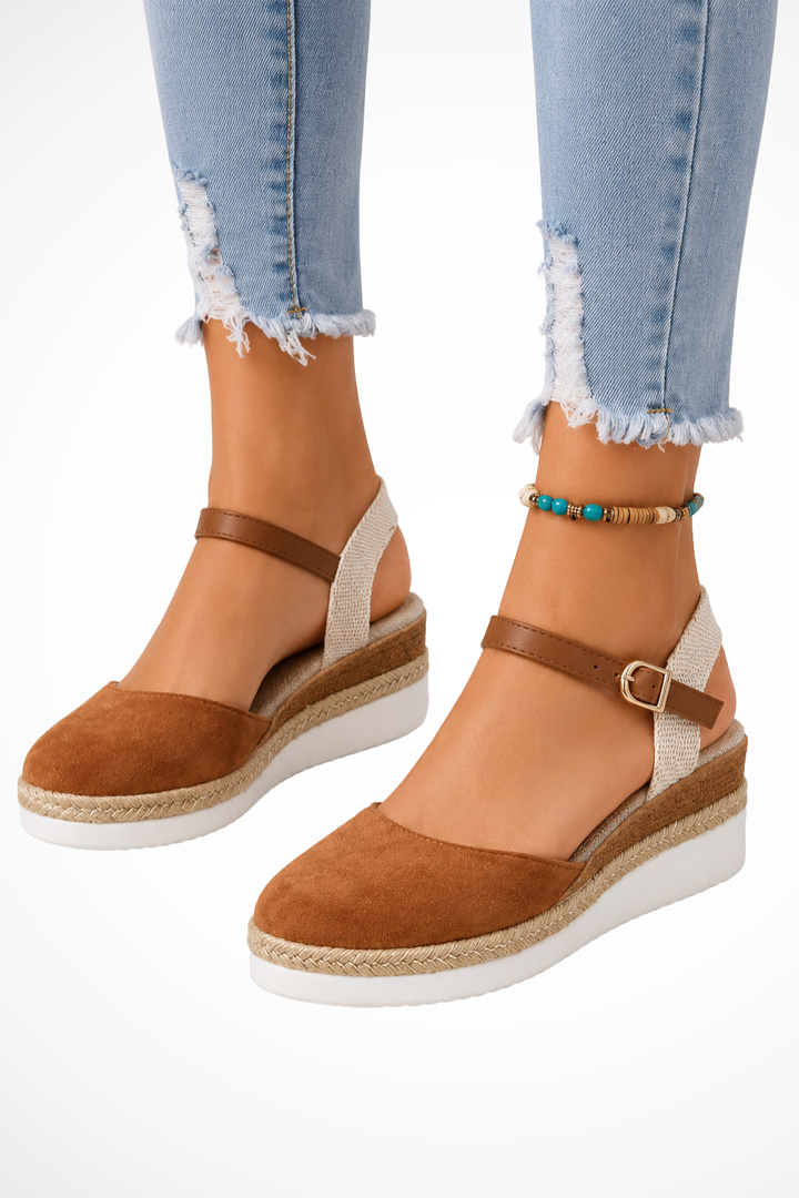 Damskie Buty Ortopedyczne Espadryle Na Koturnie