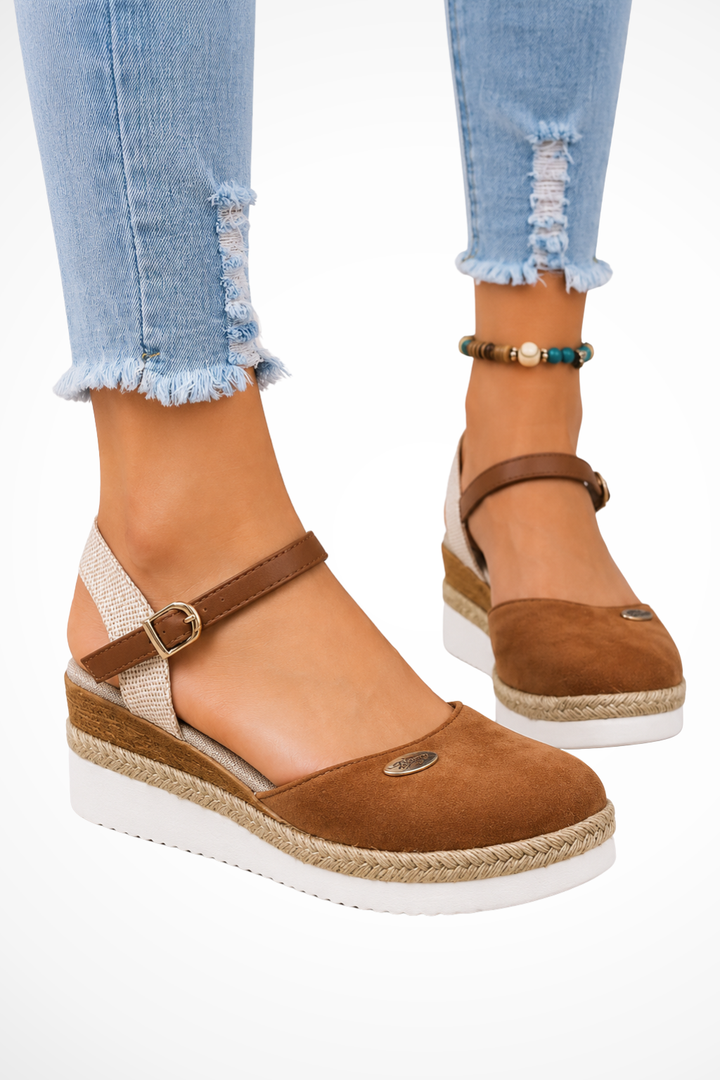 Damskie Buty Ortopedyczne Espadryle Na Koturnie
