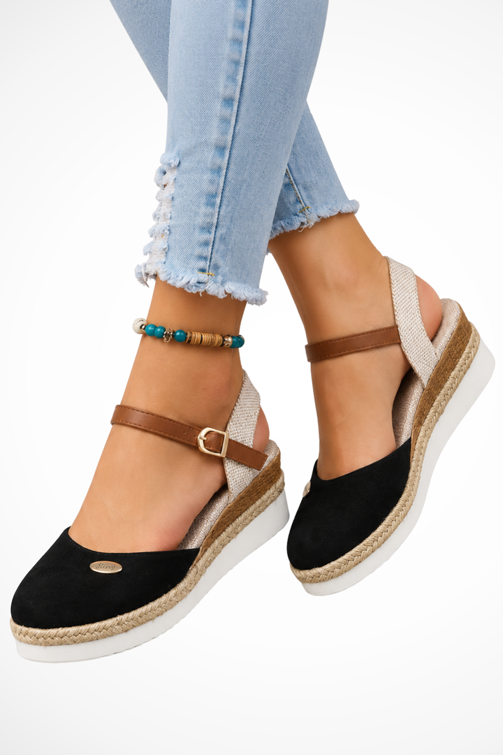 Damskie Buty Ortopedyczne Espadryle Na Koturnie