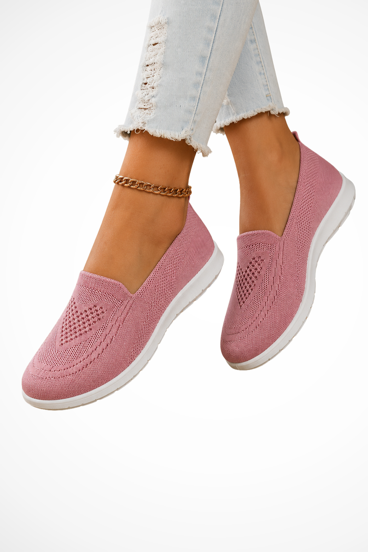 Damskie Sneakersy Ortopedyczne Wsuwane Z Dzianiny