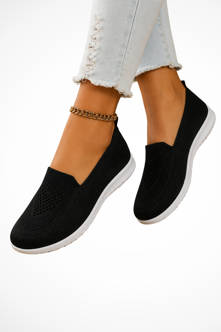 Damskie Sneakersy Ortopedyczne Wsuwane Z Dzianiny