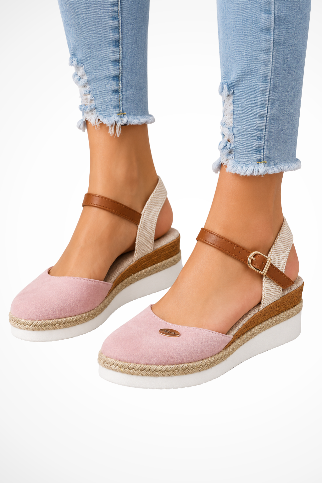 Damskie Buty Ortopedyczne Espadryle Na Koturnie