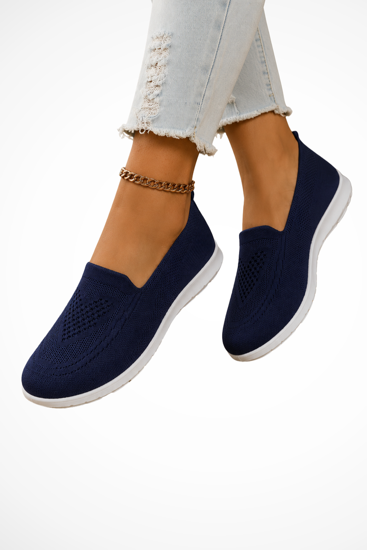 Damskie Sneakersy Ortopedyczne Wsuwane Z Dzianiny