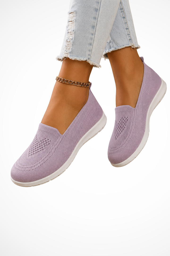 Damskie Sneakersy Ortopedyczne Wsuwane Z Dzianiny