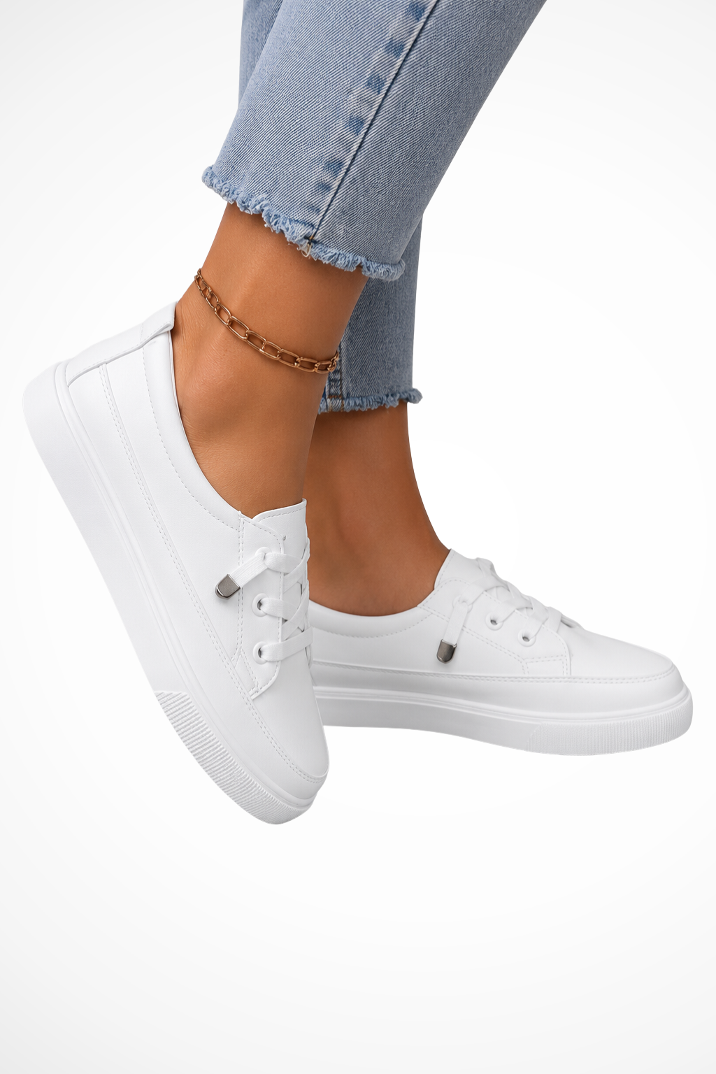 Damskie Sneakersy Ortopedyczne Wsuwane