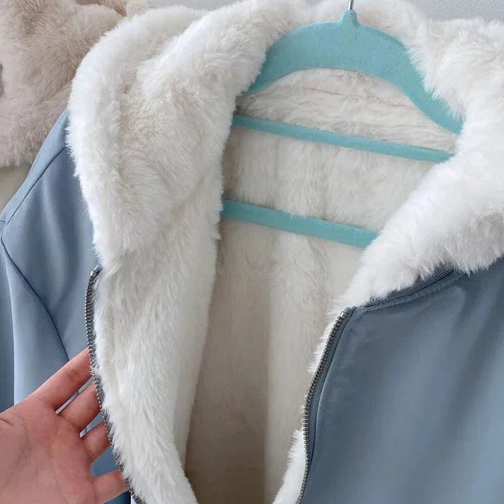 Damska Kurtka Zimowa Oversize | Komfortowy Model o Miejskim Stylu