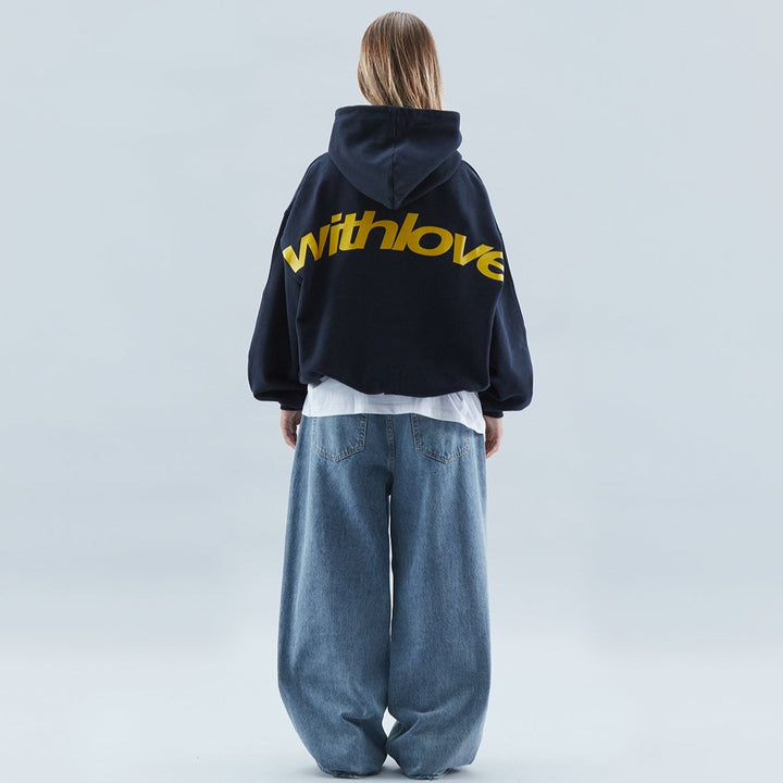 Bluza z Kapturem With-love | Premium Unisex Hoodie