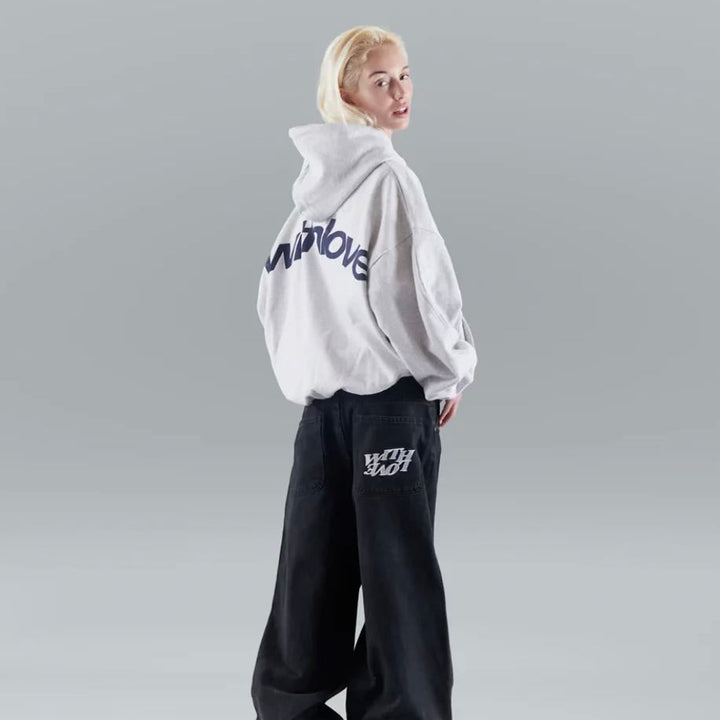 Bluza z Kapturem With-love | Premium Unisex Hoodie