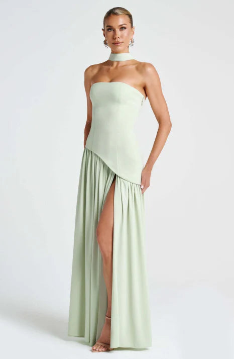 Damska Suknia Wieczorowa | Elegancki Model Maxi na Specjalne Okazje