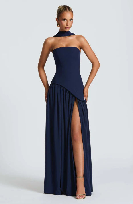 Damska Suknia Wieczorowa | Elegancki Model Maxi na Specjalne Okazje