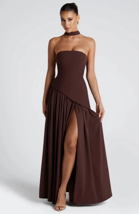 Damska Suknia Wieczorowa | Elegancki Model Maxi na Specjalne Okazje