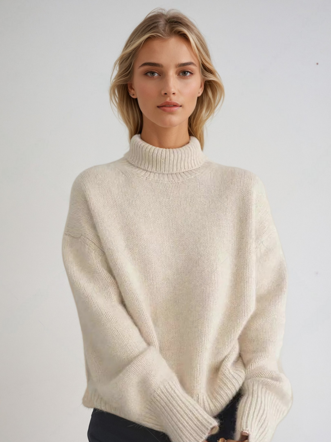 Damski Sweter z Golfem | Regularny Krój do Codziennych Stylizacji
