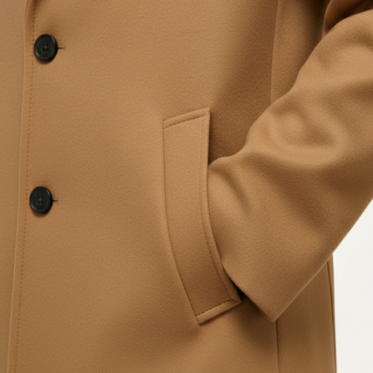 Elegancki Wełniany Płaszcz Zimowy Belmont | Klasyczny Męski Krój