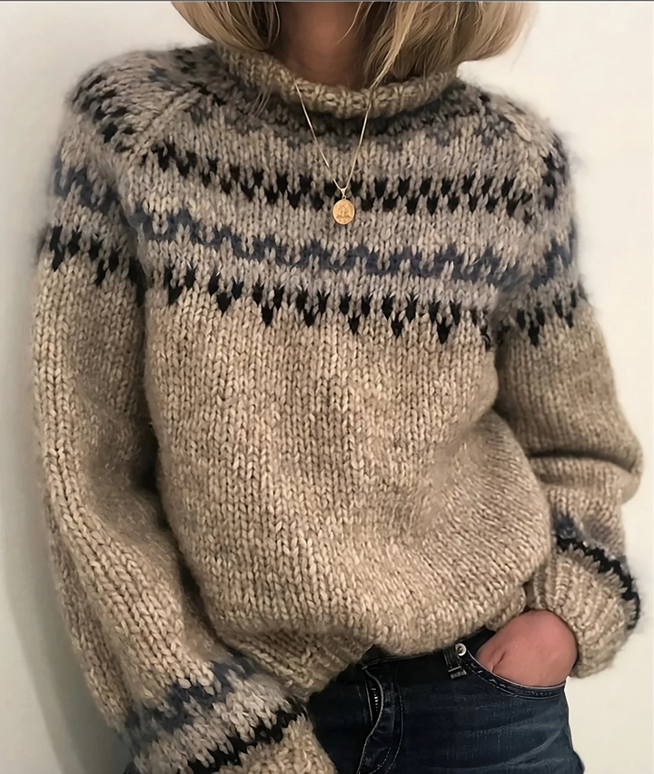 Kobiety Sweter | Golf Wysoki Kołnierz Krój