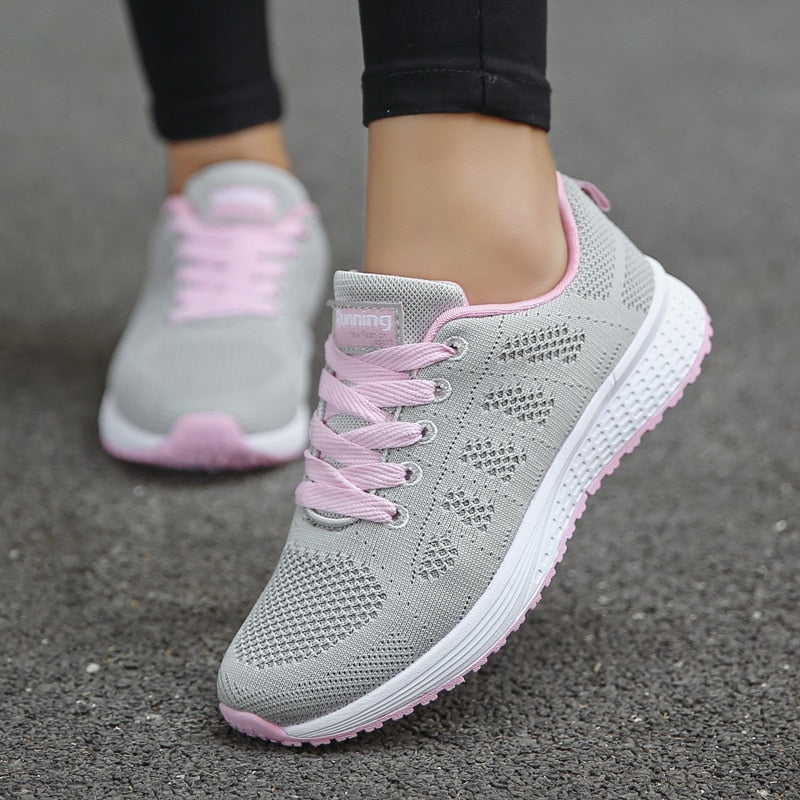 Damskie ortopedyczne buty sportowe – lekkie sneakersy z oddychającą siateczką