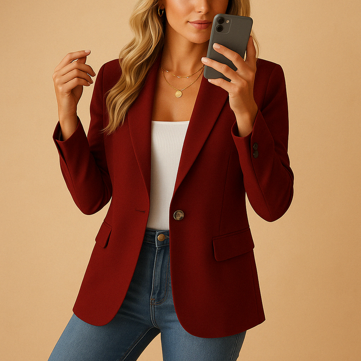 Damska Marynarka Taliowana | Elegancki Model do Codziennych Stylizacji