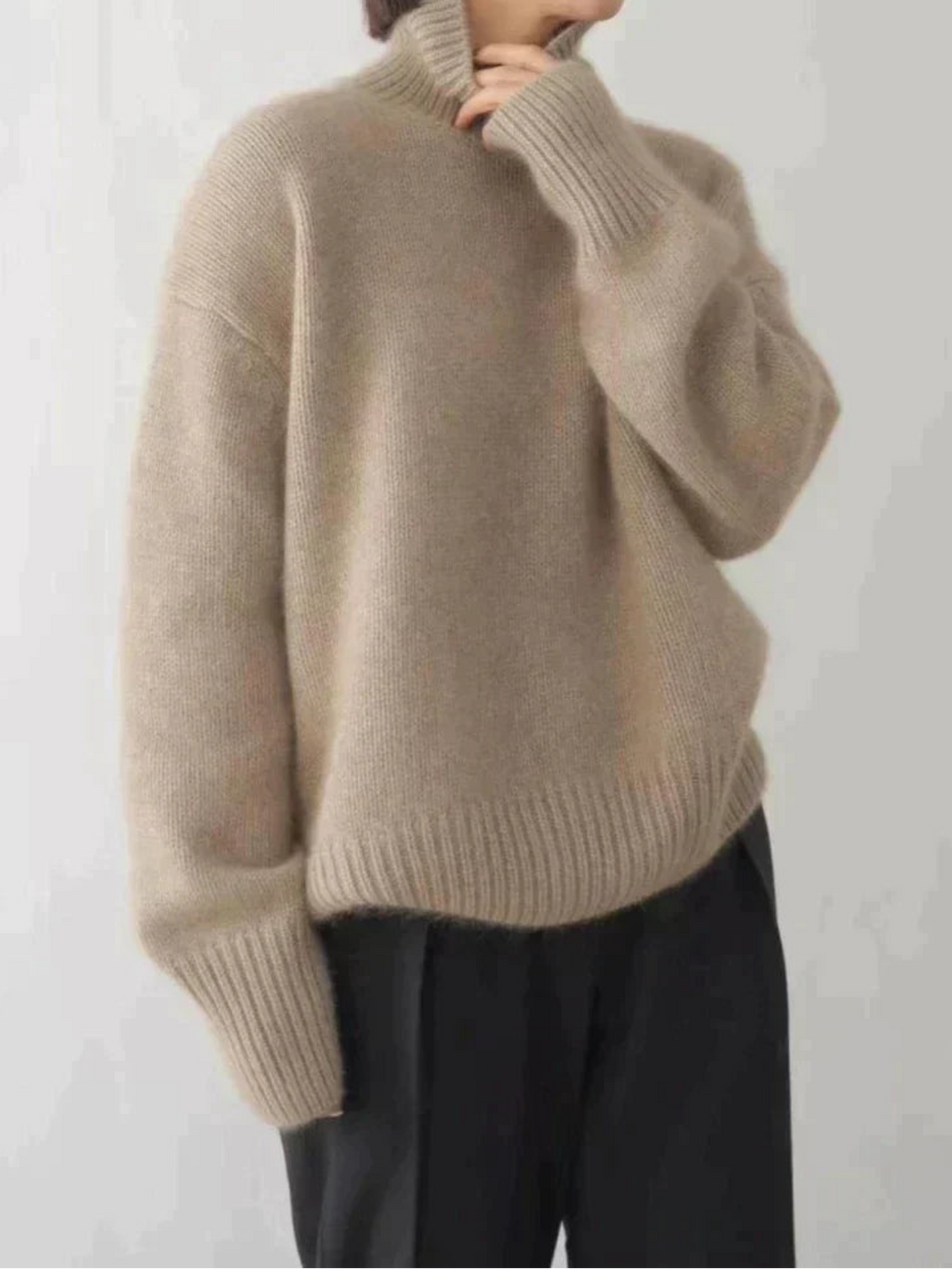 Damski Sweter z Golfem | Regularny Krój do Codziennych Stylizacji