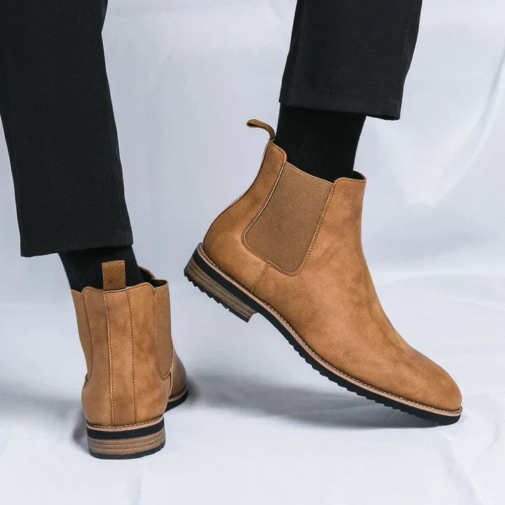 Męskie Buty Chelsea | Elastyczne Boki Wsuwana Konstrukcja Za Kostkę