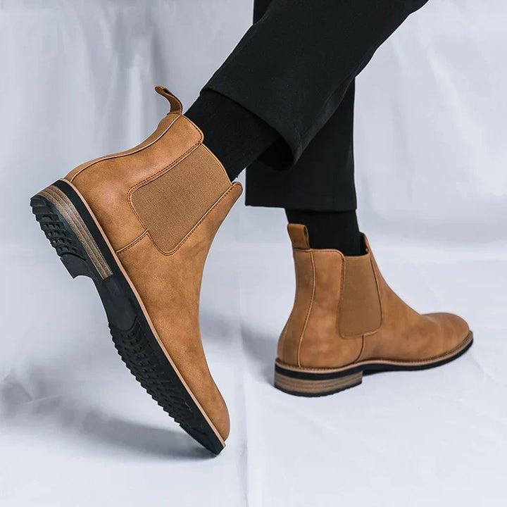 Męskie Buty Chelsea | Wsuwana Konstrukcja za Kostkę