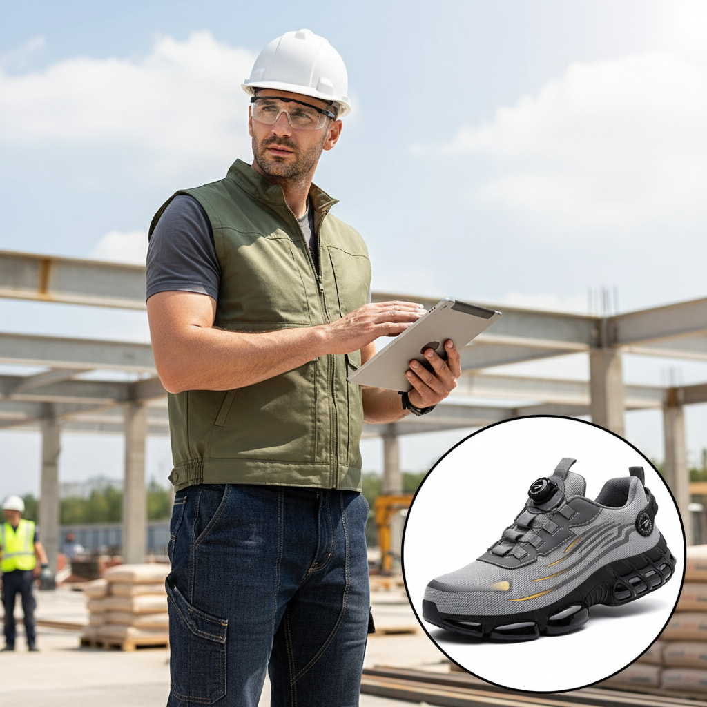 Męskie Buty Robocze Ochronne | Model do Codziennej Pracy