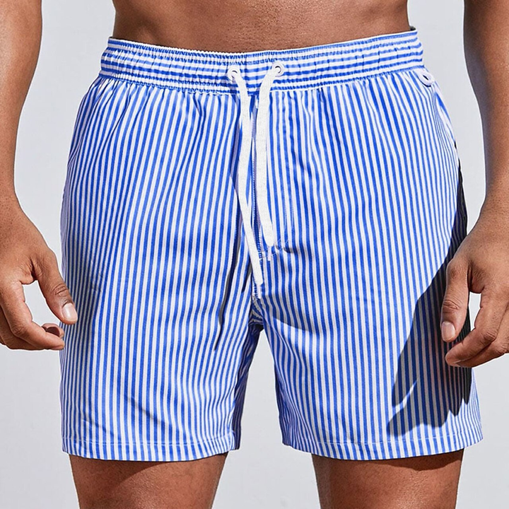 Męskie spodenki kąpielowe typu boardshorts na lato | plaża