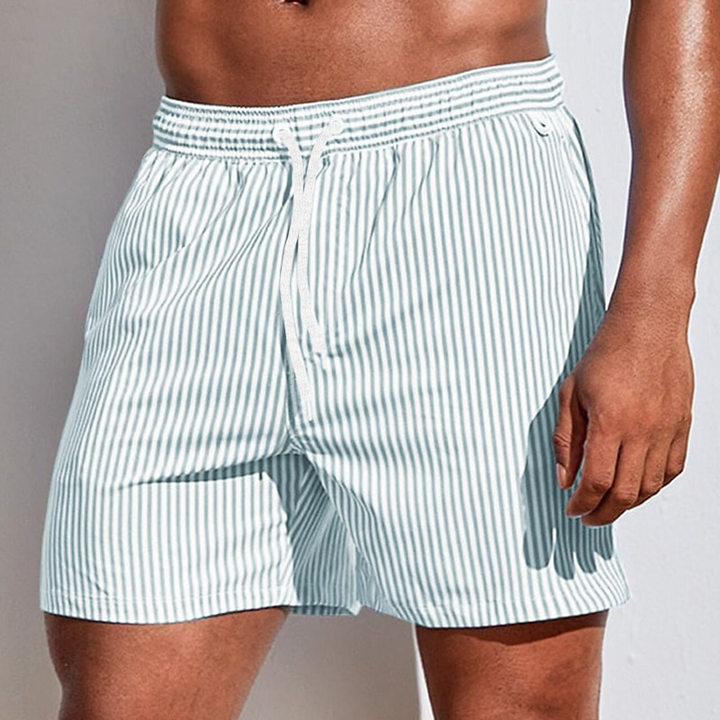 Męskie spodenki kąpielowe typu boardshorts na lato | plaża