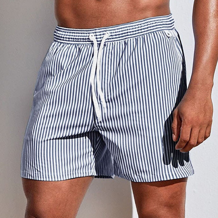 Męskie spodenki kąpielowe typu boardshorts na lato | plaża