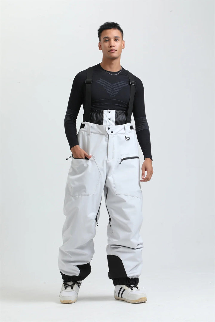Spodnie narciarskie unisex | System szelek i luźny krój