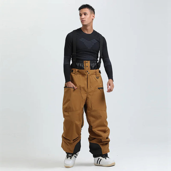 Spodnie narciarskie unisex | System szelek i luźny krój