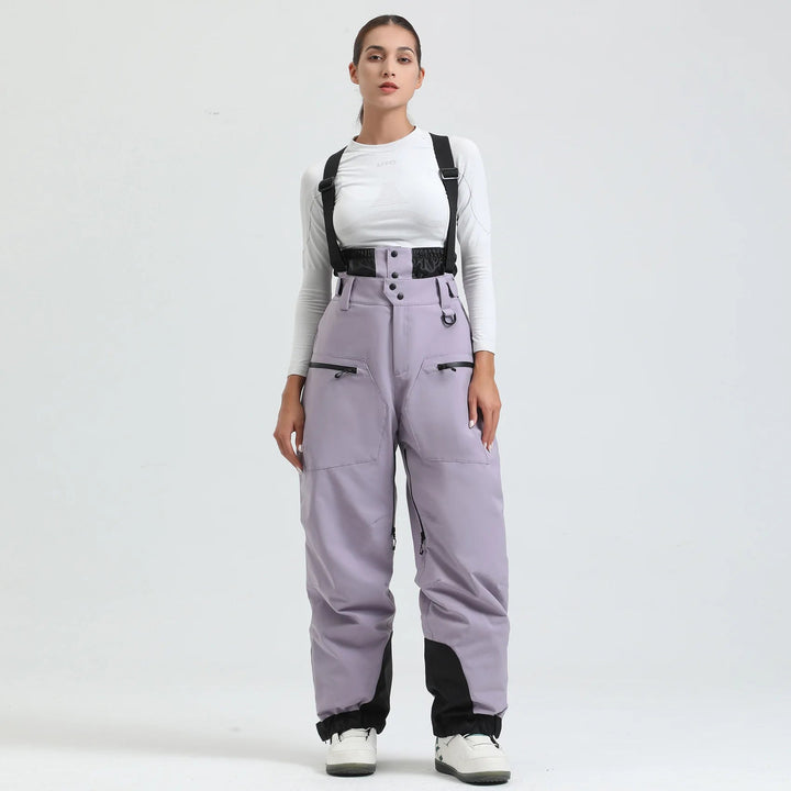 Spodnie narciarskie unisex | System szelek i luźny krój