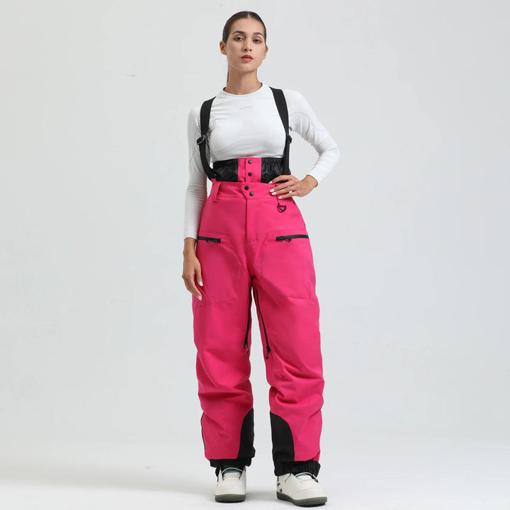 Spodnie narciarskie unisex | System szelek i luźny krój