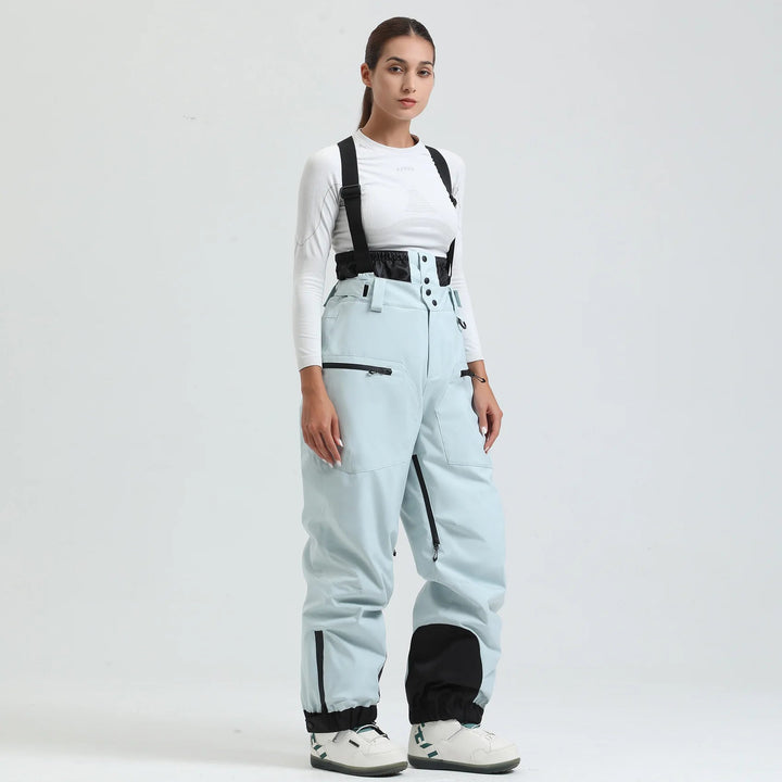 Spodnie narciarskie unisex | System szelek i luźny krój