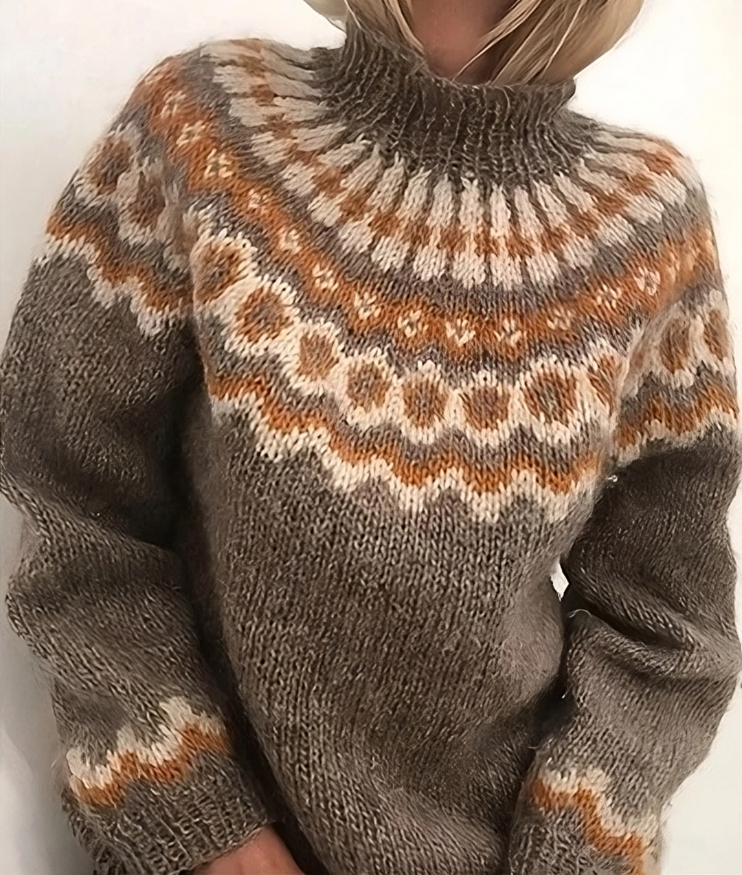 Kobiety Sweter | Golf Wysoki Kołnierz Krój