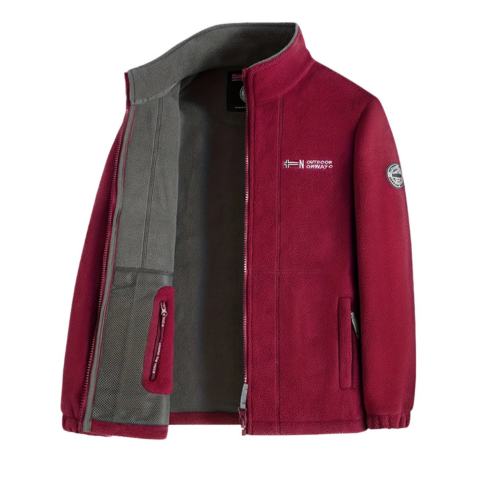 Lekka i miękka kurtka polarowa męska na zimę