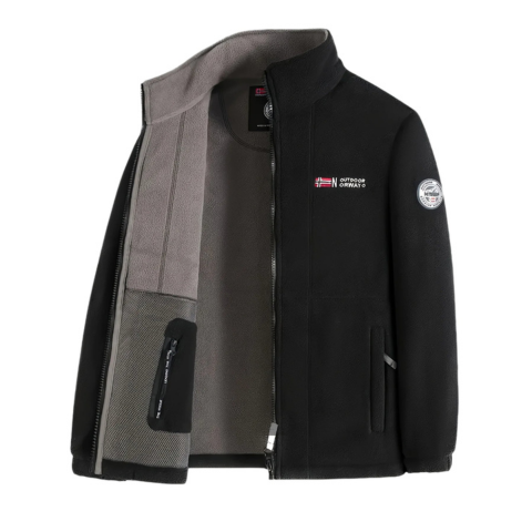 Lekka i miękka kurtka polarowa męska na zimę