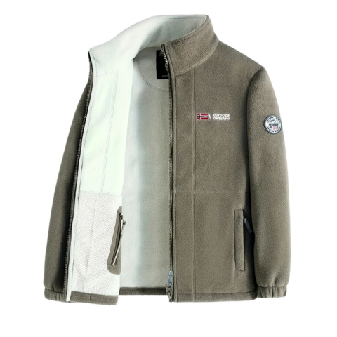 Lekka i miękka kurtka polarowa męska na zimę