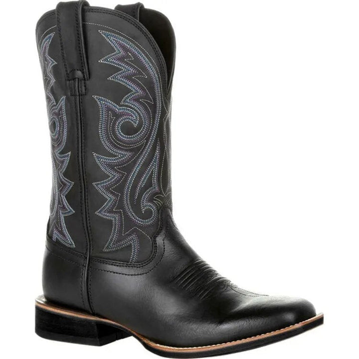 Męskie buty kowbojskie | Styl western z krótką cholewką