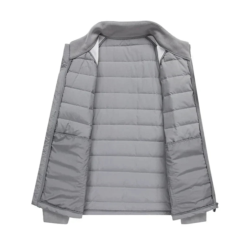 Mężczyźni Kurtka | Kaptur wodoodporna regularny krój zimowa odzież