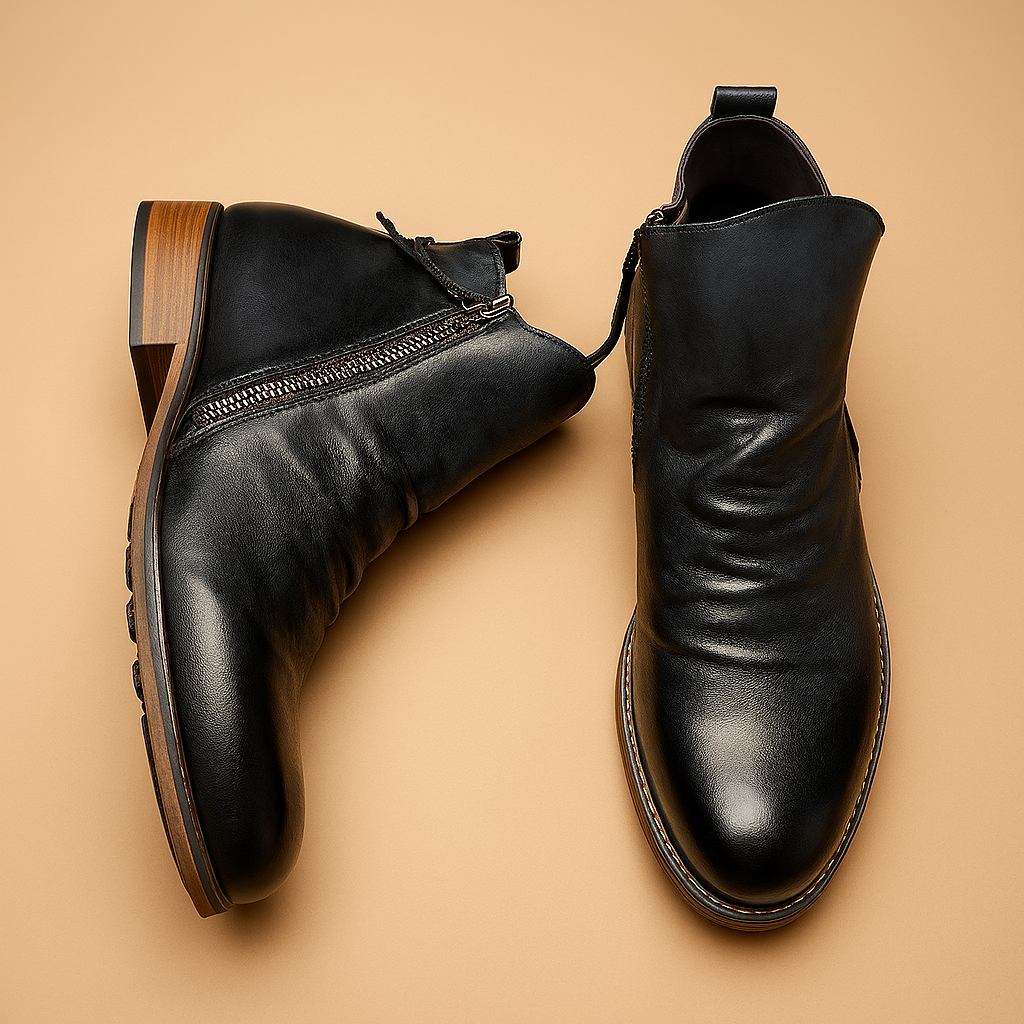 Męskie Botki na Co Dzień | Klasyczny Model z Codziennym Komfortem
