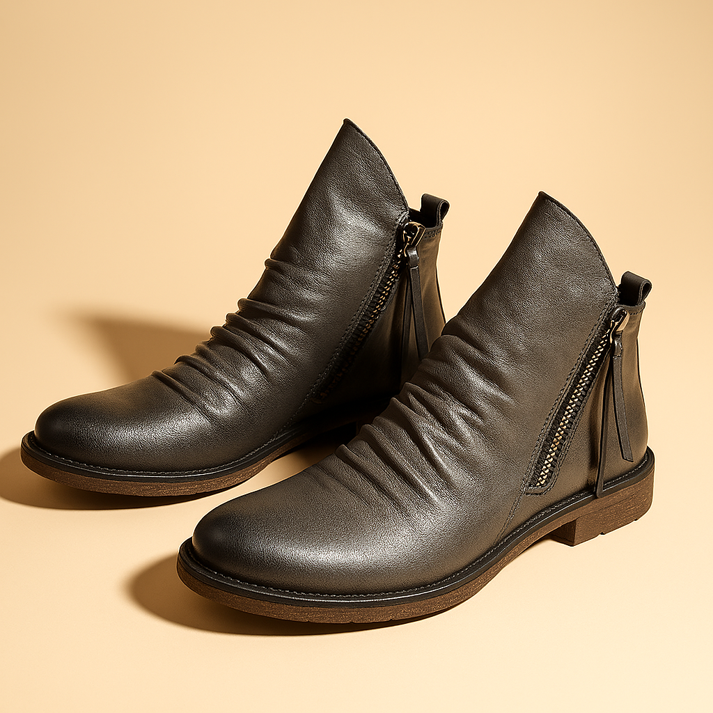 Męskie Botki na Co Dzień | Klasyczny Model z Codziennym Komfortem