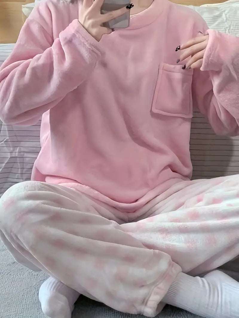 Kobiety Piżama Komplet | Długi Rękaw