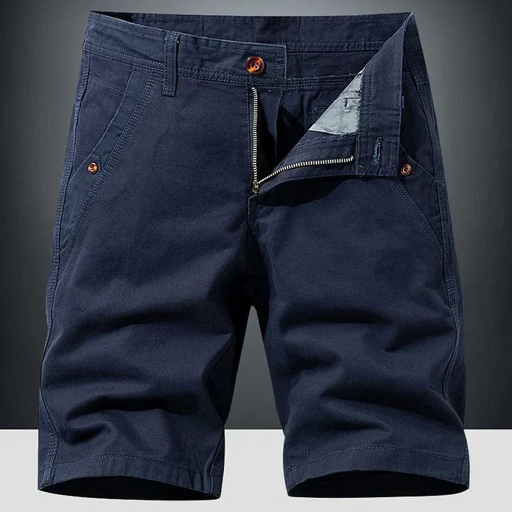 męskie spodenki chino w stylu roboczym | krótkie szorty na co dzień