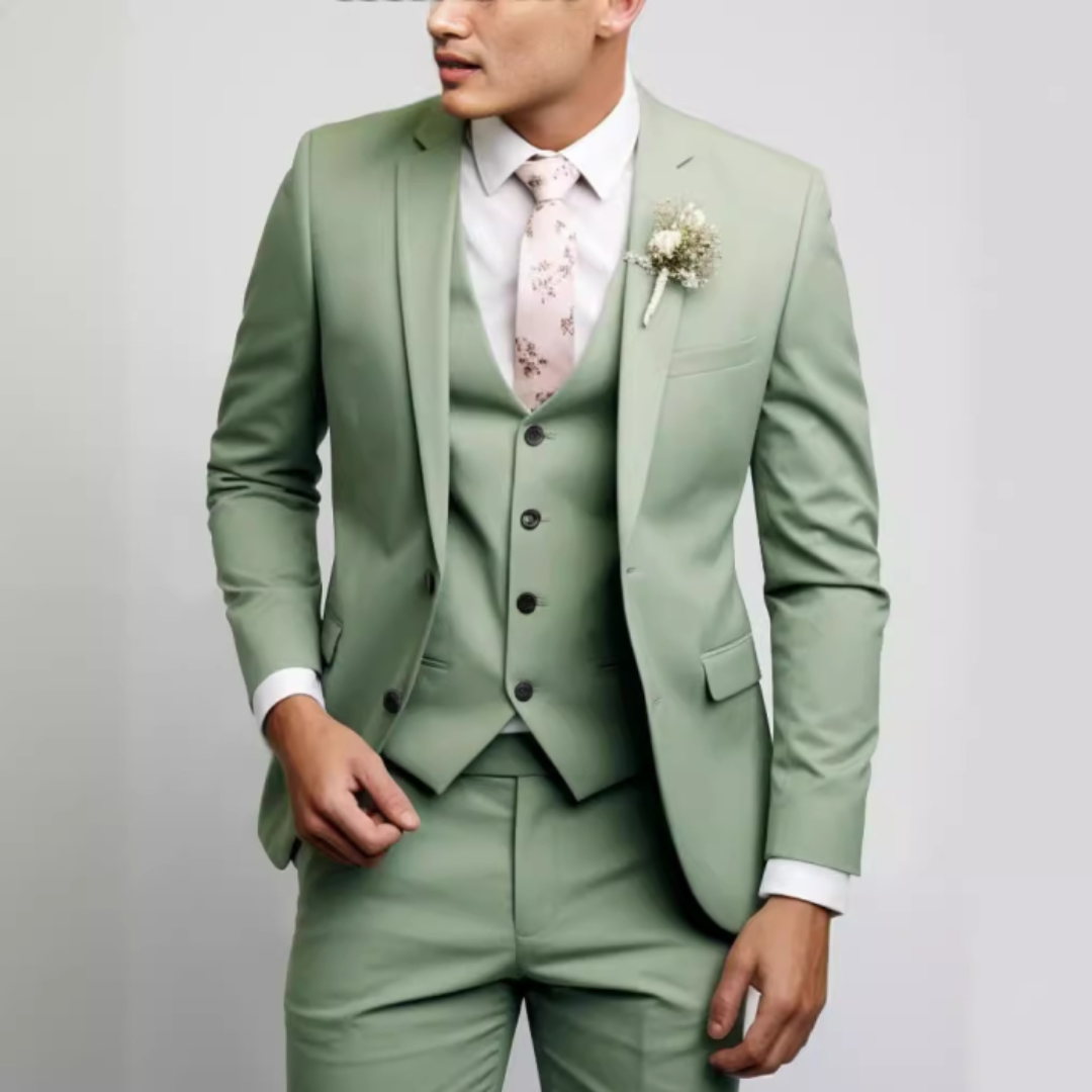 Men Three Piece Suit | Tailored Fit Formal Set