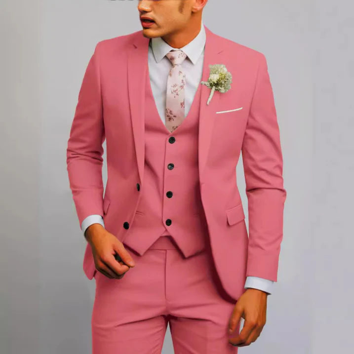 Men Three Piece Suit | Tailored Fit Formal Set