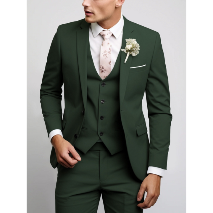Men Three Piece Suit | Tailored Fit Formal Set